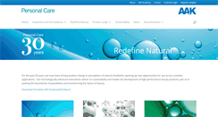 Desktop Screenshot of aakpersonalcare.com